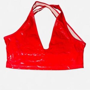 SHEIN Red Halter Top